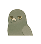 ジーっと目 鳥編（個別スタンプ：13）