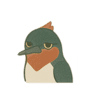 ジーっと目 鳥編（個別スタンプ：14）