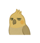 ジーっと目 鳥編（個別スタンプ：15）