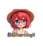 Ayuの帽子大好き（個別スタンプ：1）