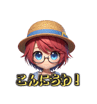 Ayuの帽子大好き（個別スタンプ：3）