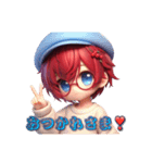 Ayuの帽子大好き（個別スタンプ：9）