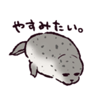 アザラシです。（個別スタンプ：1）