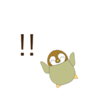 ペンギンのアルファベットスタンプ1（個別スタンプ：39）