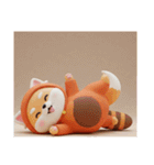 豆柴チビのレッサーパンダ着ぐるみスタンプ（個別スタンプ：26）