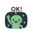キュートな宇宙人、チビリアン（個別スタンプ：5）