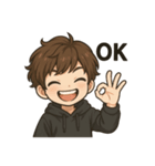 オレ相棒くん（個別スタンプ：3）