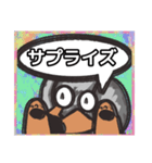 【落書き風2】シルバーダップルのダックス（個別スタンプ：23）
