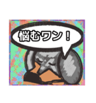 【落書き風2】シルバーダップルのダックス（個別スタンプ：28）