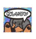【落書き風2】シルバーダップルのダックス（個別スタンプ：31）
