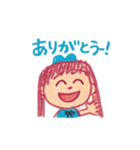 EMIRIちゃんの挨拶（個別スタンプ：1）