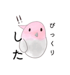 かわいい色んな色のインコちゃん（個別スタンプ：8）