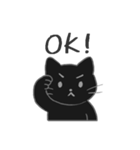 【bulu】クロネコスタンプ（個別スタンプ：1）