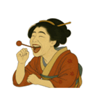 ビードロちゃん 浮世絵 喜多川歌麿 粋（個別スタンプ：2）