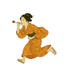 ビードロちゃん 浮世絵 喜多川歌麿 粋（個別スタンプ：15）