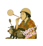 ビードロちゃん 浮世絵 喜多川歌麿 粋 小（個別スタンプ：22）