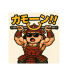 ムキムキベビ侍。（個別スタンプ：18）