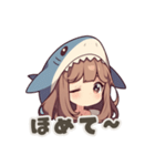 【PMS】サメの女の子②（個別スタンプ：5）
