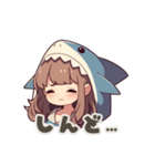 【PMS】サメの女の子②（個別スタンプ：12）