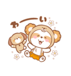 くまろん♡毎日使えるあいさつ＆お返事（個別スタンプ：11）
