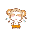 くまろん♡毎日使えるあいさつ＆お返事（個別スタンプ：16）