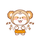 くまろん♡毎日使えるあいさつ＆お返事（個別スタンプ：25）