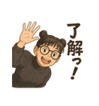 ポンコツゆめ子とドローンの日常（個別スタンプ：18）