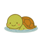カメさん、うさぎちゃんに恋してる（個別スタンプ：3）
