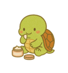 カメさん、うさぎちゃんに恋してる（個別スタンプ：4）