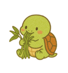 カメさん、うさぎちゃんに恋してる（個別スタンプ：9）
