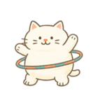 まるまる猫、スリムになる！？（個別スタンプ：5）