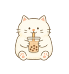 まるまる猫、スリムになる！？（個別スタンプ：6）