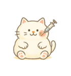 まるまる猫、スリムになる！？（個別スタンプ：7）