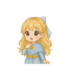 タイのドレスの小さなお姫さま（個別スタンプ：4）