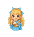 タイのドレスの小さなお姫さま（個別スタンプ：12）