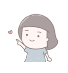 旅する女の子の日常スタンプ（個別スタンプ：1）