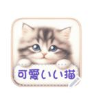可愛いい猫のメッセージ vol.1（個別スタンプ：3）
