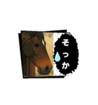 馬好きのためのスタンプ②（個別スタンプ：9）