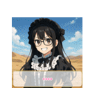 ファッション迷子の委員長（個別スタンプ：1）