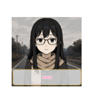 ファッション迷子の委員長（個別スタンプ：5）