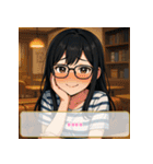 ファッション迷子の委員長（個別スタンプ：15）