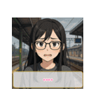 ファッション迷子の委員長（個別スタンプ：17）