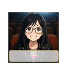 ファッション迷子の委員長（個別スタンプ：19）