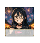 ファッション迷子の委員長（個別スタンプ：21）