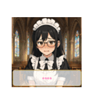 ファッション迷子の委員長（個別スタンプ：22）