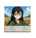 ファッション迷子の委員長（個別スタンプ：29）