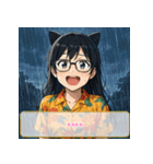 ファッション迷子の委員長（個別スタンプ：34）