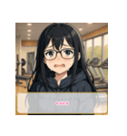 ファッション迷子の委員長（個別スタンプ：37）