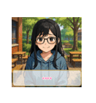 ファッション迷子の委員長（個別スタンプ：40）