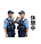 架空の面白い警察（個別スタンプ：24）